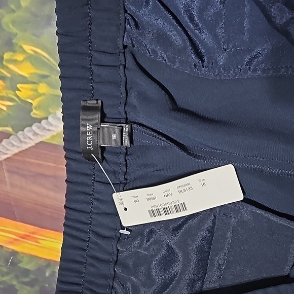 J. Crew Zippered Pockets Pants Size 16 NWT - Picture 3 of 5